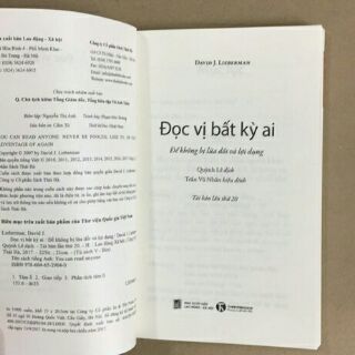 Sách Đọc Vị Bất Kỳ Ai