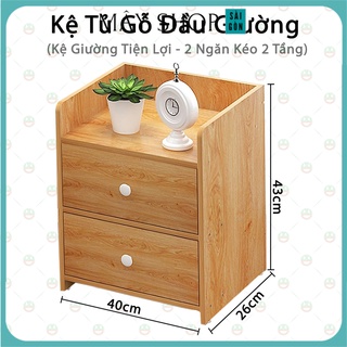 Tủ đầu giường 2 ngăn