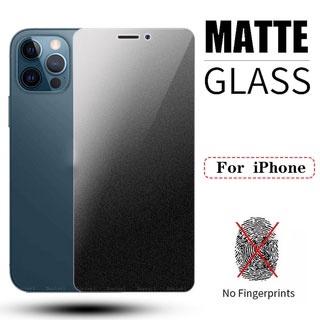 Kính Cường Lực Mặt Nhám Chống Dấu Vân Tay Cho iPhone ip 16 15 14 13 12 Mini 11 Pro Xs Max XR 6 6 6s 7 8 Plus 5G 4G 2022 2023 2024