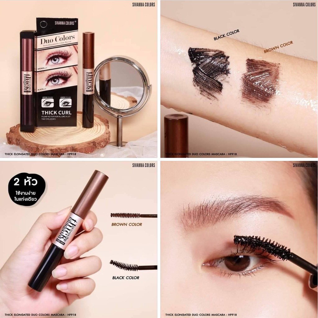 Chuốt Mi Mascara Sivanna Colors Dài Mi Không Thấm Nước Các Loại Tối Ưu Nhất