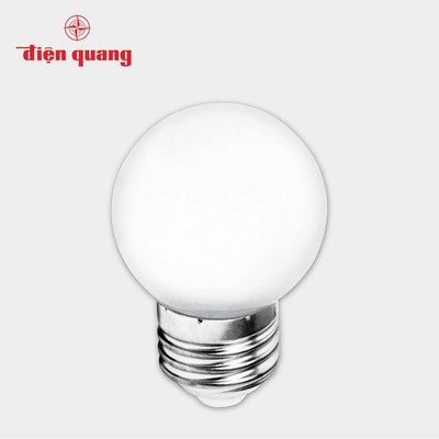 Đèn LED bulb Điện Quang ĐQ LEDBU14G45 01727 (1W ánh sáng vàng, chụp mờ)