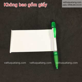 Phôi bút bi banner màu xanh lá cây