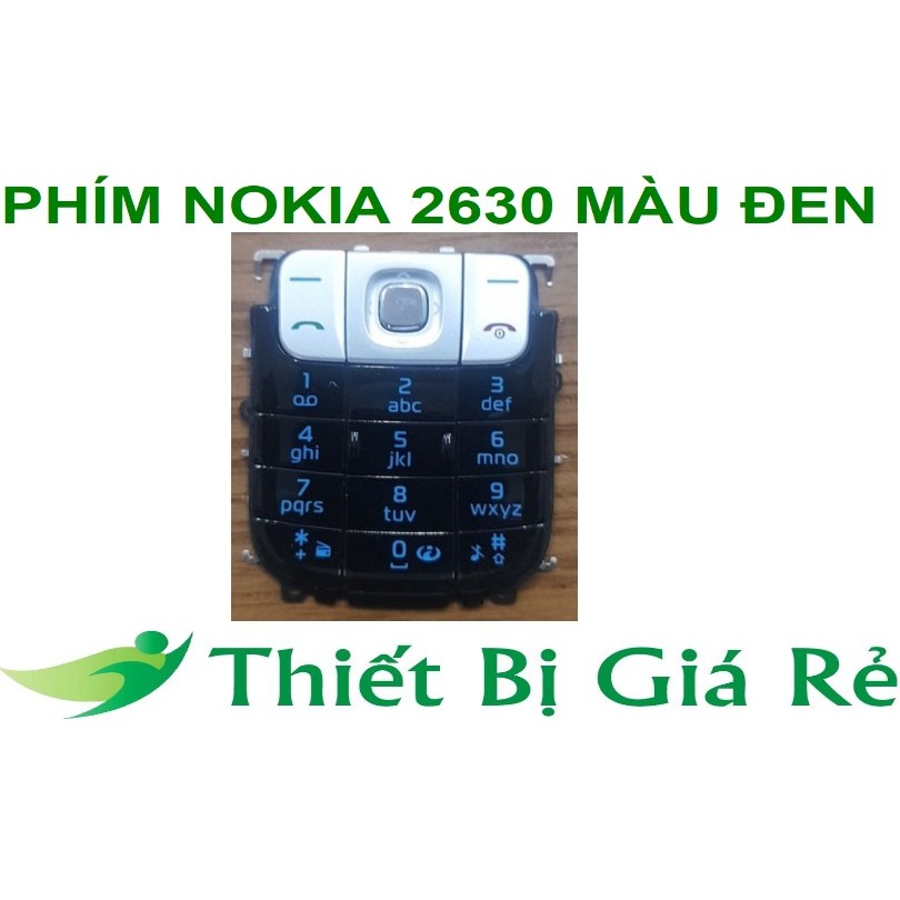 PHÍM NOKIA 2630 MÀU ĐEN