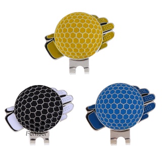[Fenteer] Kẹp mũ Golf Găng tay ngộ nghĩnh mới có bút đánh dấu bóng Quà tặng Golfer Xanh dương
