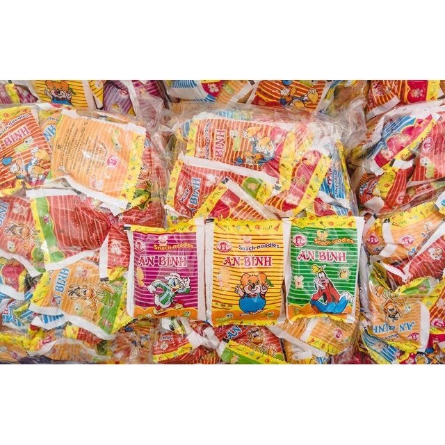 Mỳ Trẻ Em An Bính Bịch 50 Gói Hàng HOT Cổng Trường, đồ ăn vặt