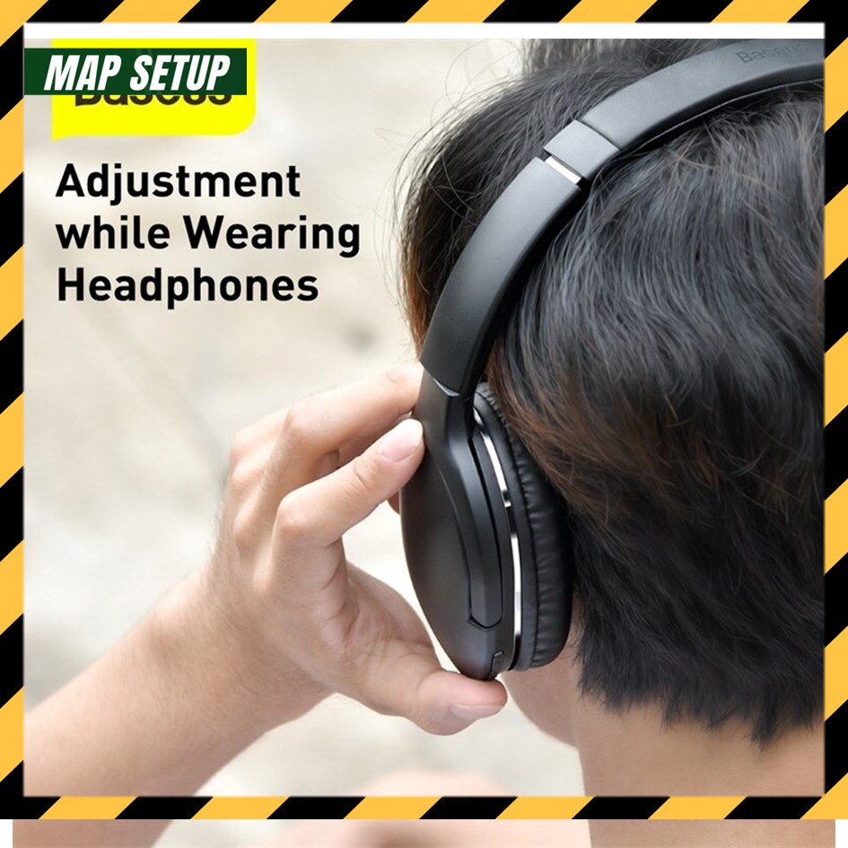 Tai nghe trùm tai không dây cao cấp Baseus D02 Pro Encok Wireless headphone   spx