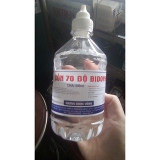 Chai 500ml cồn sát khuẩn 70 độ