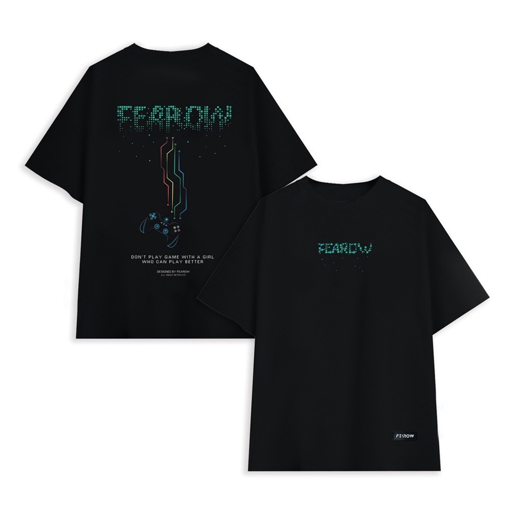 Áo thun tay lỡ nam nữ 80% COTTON - phông freesize form rộng BST FEAROW