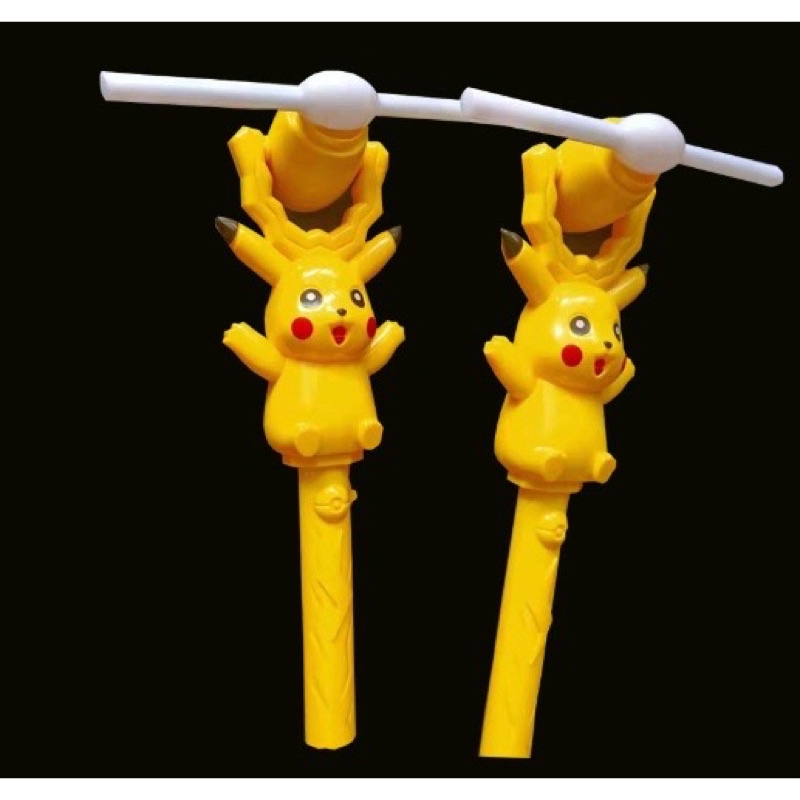 Đồ Chơi Gậy Xoay Pikachu Phát Sáng Vui Nhộn Cho Bé