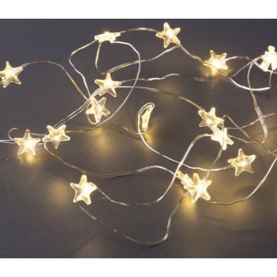 Dây đèn Fairy Light Ngoi Sao đom đóm 3m 30 bóng chạy pin AA