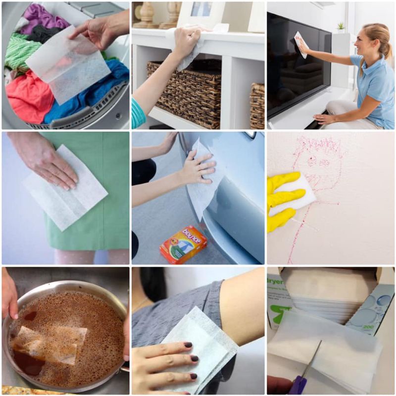 Giấy giảm nhăn và làm thơm quần áo BOUNCE của mỹ