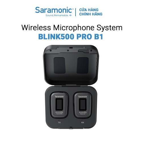 [Mã ELHACE giảm 4% đơn 300K] Bộ Micro Thu Âm Không Dây Saramonic Blink 500 Pro B1 - Bảo hành 24 tháng chính hãng