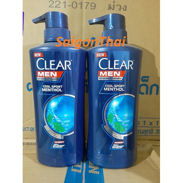(KTT) Dầu gội Clear Men Bạc Hà 400ml