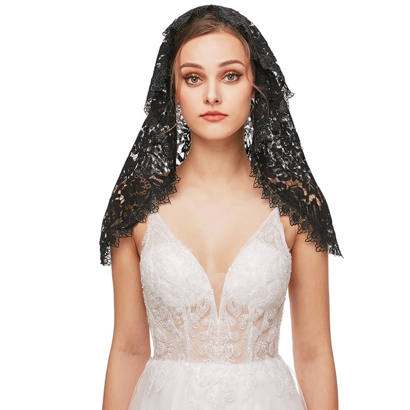 Mạng Che Mặt Ngắn Cho Nhà Thờ Công Giáo La Tinh