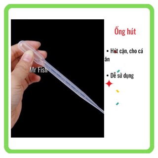 Ống hút artemia, bobo, dung dịch, vệ sinh bể cá 3/5/10 ml - mr fish