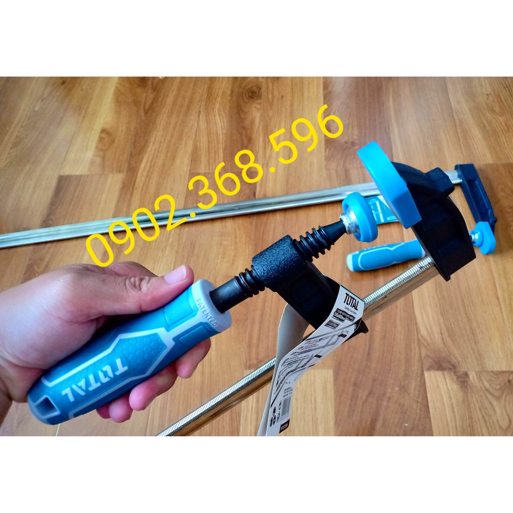 KẸP GỖ CHỬ F 150-250mm TOTAL THT1320501 / THT1320502 / THT1320503