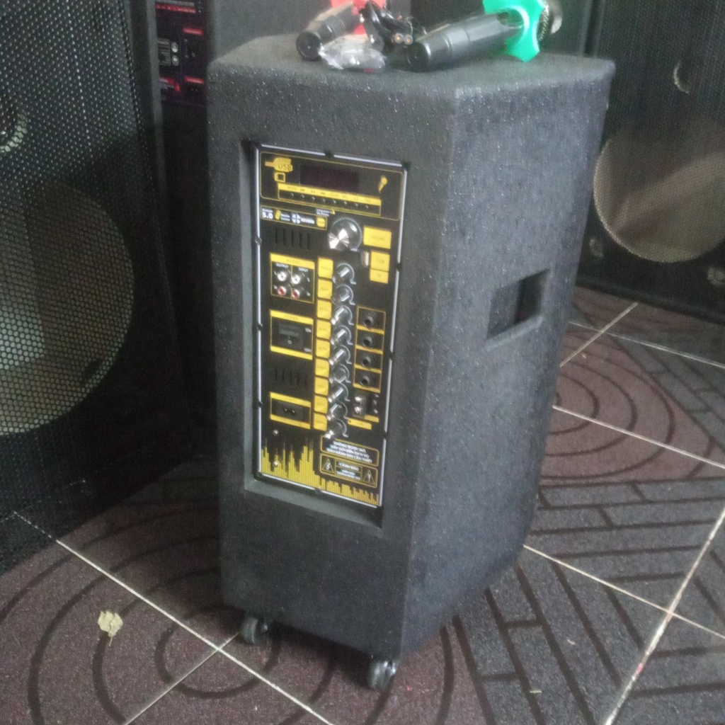 Loa Kéo Karaoke Hay Dù Không Mở Lớn Công Suất Loa 500W Thùng Sơn.