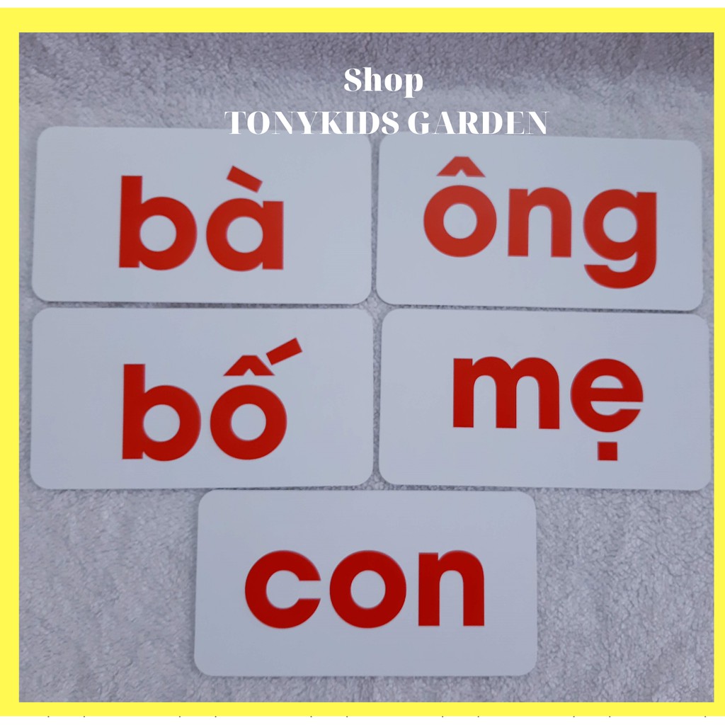 flashcard glenn doman - Dạy Trẻ Biết Đọc bộ cơ bản GDKids