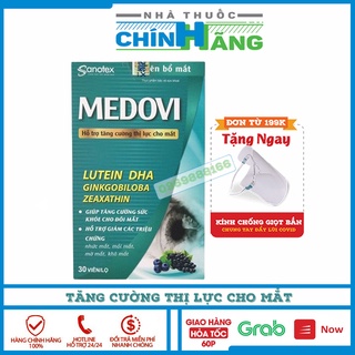 Viên Uống Tăng Cường Thị Lực Cho Mắt Medovi- Lọ 30 Viên