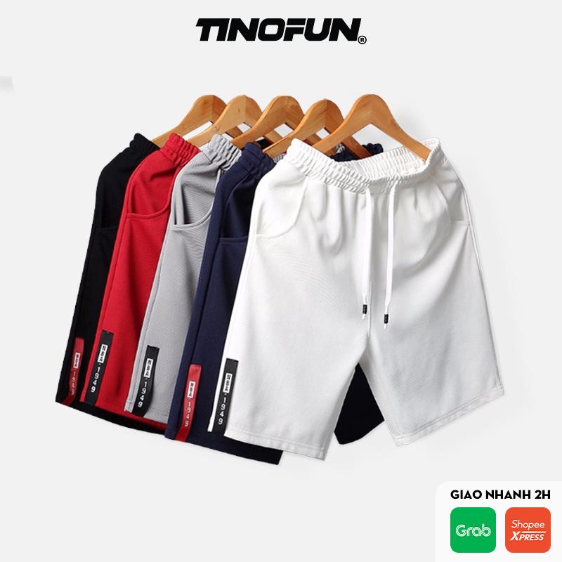 Quần đùi nam TINOFUN Quần short nam đẹp dáng lửng KCA mặc nhà vải thun co giãn tập gym mùa hè 8 màu