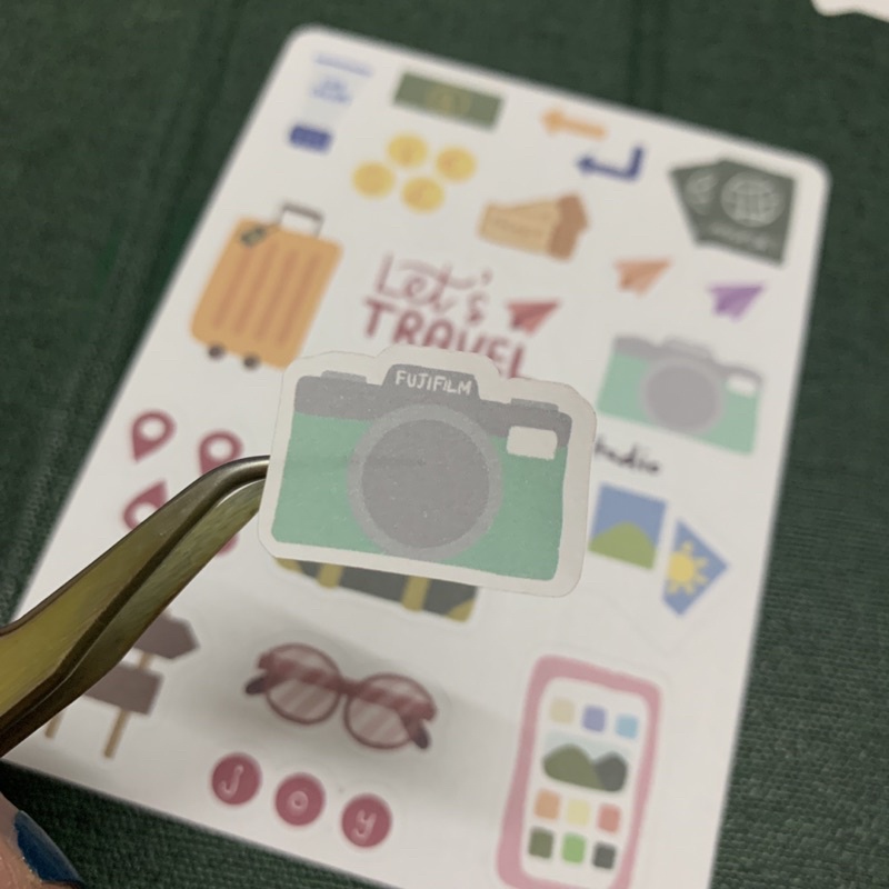 Sticker Planner Summer Vacation, Sticker mùa hè | Designed by Plan With Prey