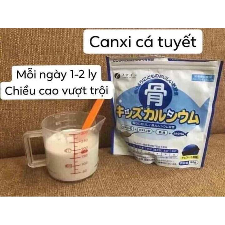 (DATE : T7/2023) Bột canxi cá tuyết 140g ( mẫu cũ và mẫu mới giao ngẫu nhiên )