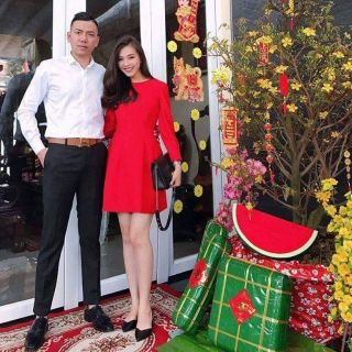 Váy đỏ Zara