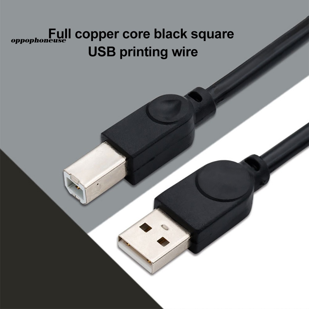 Dây cáp truyền dữ liệu USB 2.0 Type A sang Type B chất lượng cao 1.5m dành cho máy in