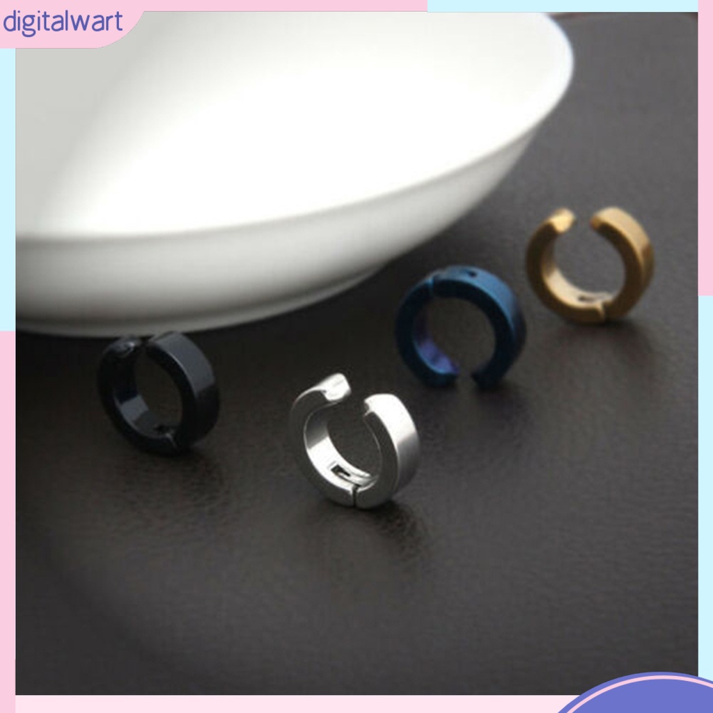 Khuyên kẹp vành tai không cần xỏ bằng thép titan thời trang cá tính
