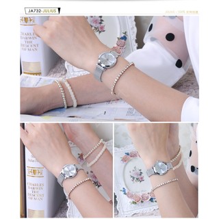 ĐỒNG HỒ NỮ JULIUS JA-732 DÂY THEP