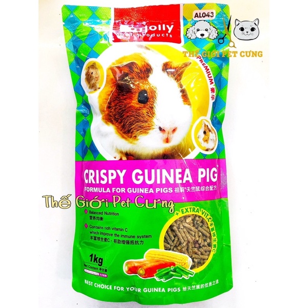 Thức Ăn bọ Crispy Guinea Pig 1kg