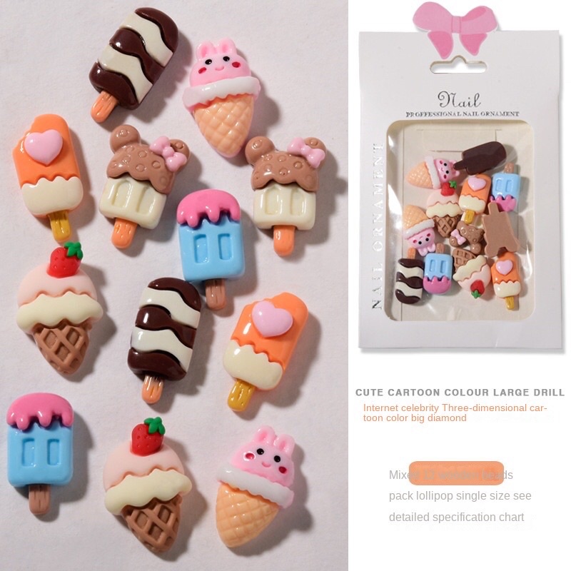 Set Charm Mix Trang Trí Móng