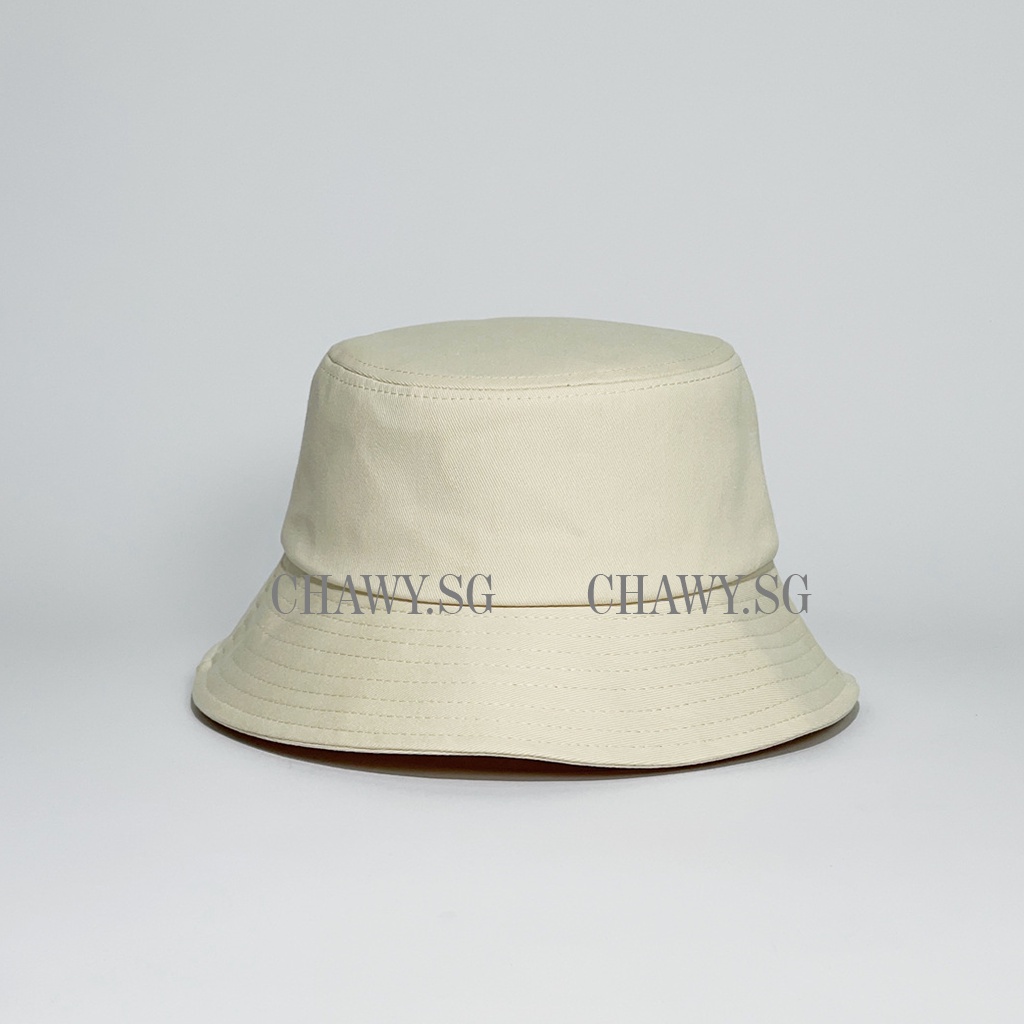 Mũ bucket vành tròn Melodi, nón tai bèo vành tròn trơn 2 mặt form unisex