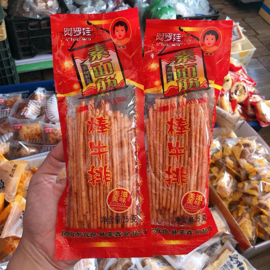 [Mã 267FMCGSALE giảm 8% đơn 500K] [BÃO SALE 3 NGÀY] [SIÊU RẺ] Que Cay Ăn Vặt Tuổi Thơ - Gói To 25gr | BigBuy360 - bigbuy360.vn