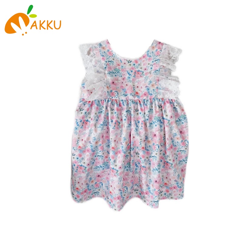 Đầm Hoa Công Chúa Đi Biển Cho Bé Gái