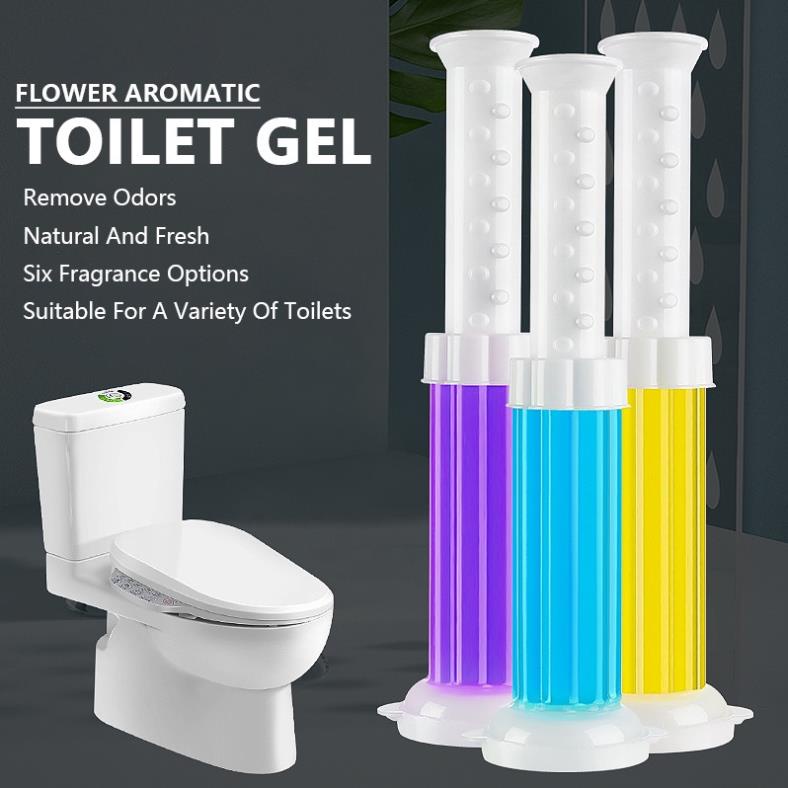 Gel khử mùi bồn cầu, gel tẩy thơm toilet nhà vệ sinh với 7 mùi thơm tự nhiên