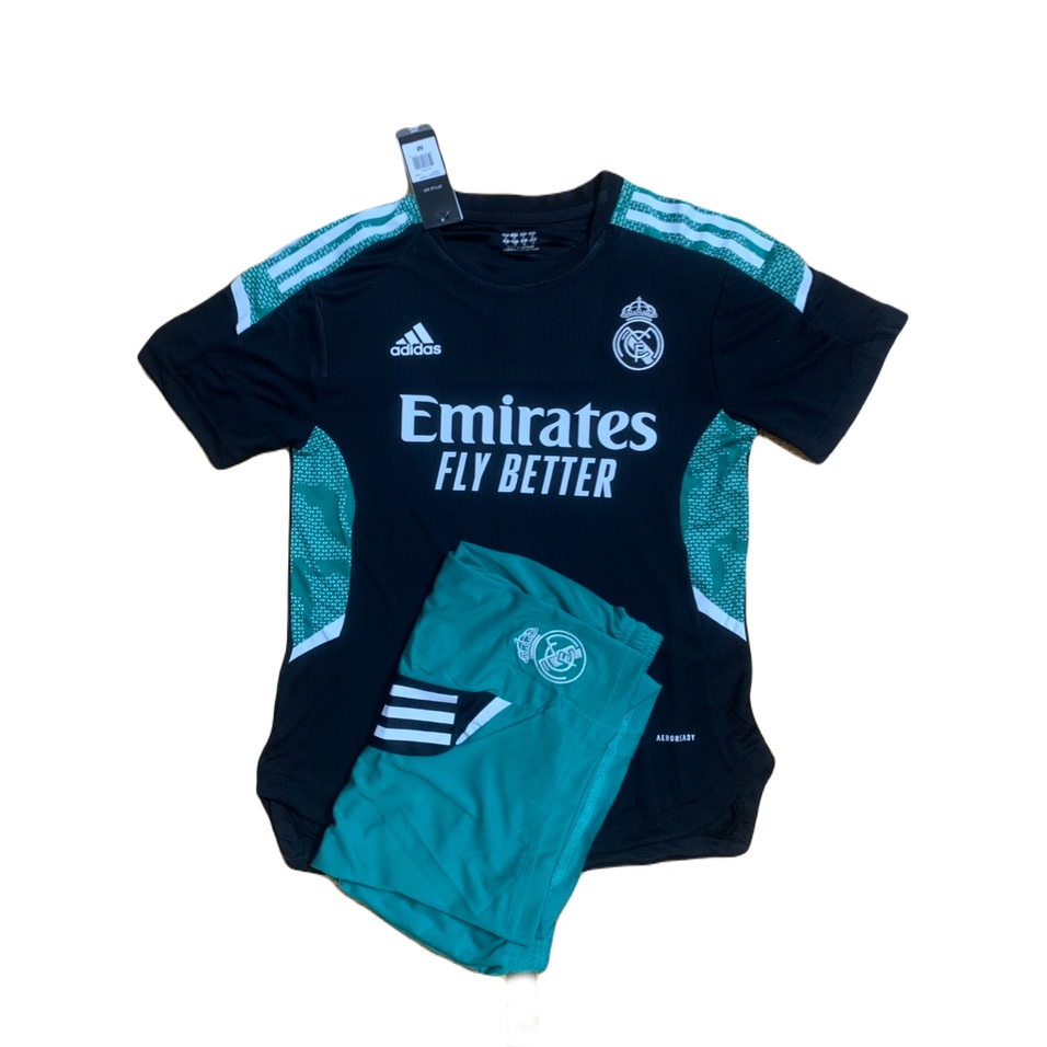 Áo Bóng Đá CLB Real Madrid - mua giai 2021-2022 nhiều mẫu- Chất Polyeste Thái Cao Cấp - Co Giãn 4 Chiều full logo
