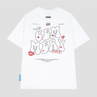 Áo thun localbrand cemmery " luv tee " white