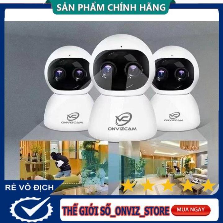 Camera trong nhà mini carecam chính hãng ONVIZCAM RB20/ CC2023 - full HD 1080P- Quay 360° Phát hiện trộm- Zoom xa 10x