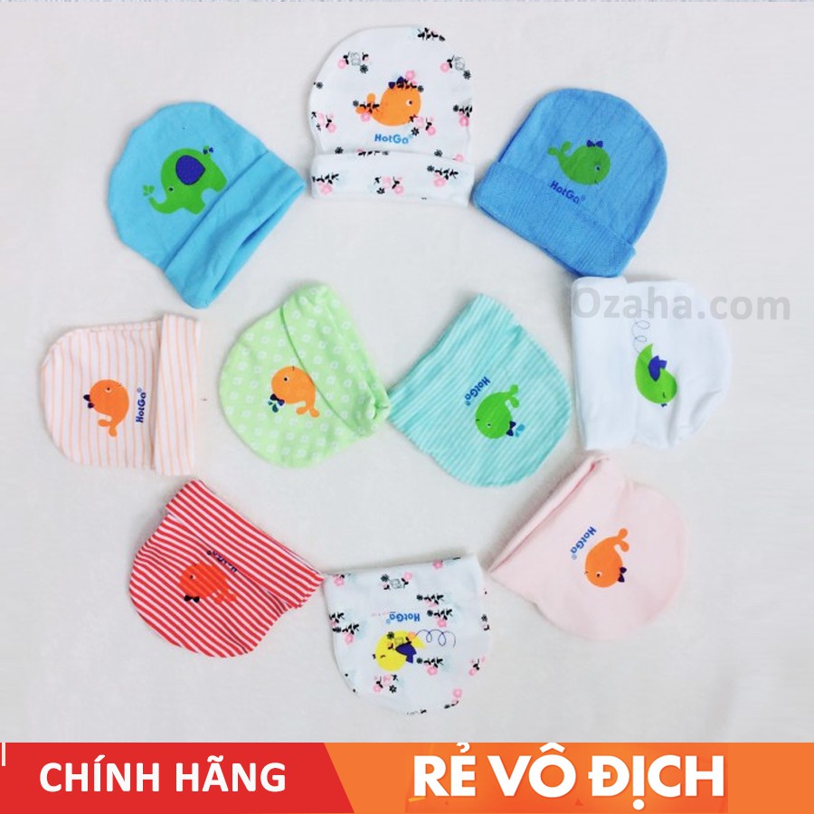 Set 2 Nón Thun Mềm Ozaha, Hotga Cho Bé Sơ Sinh