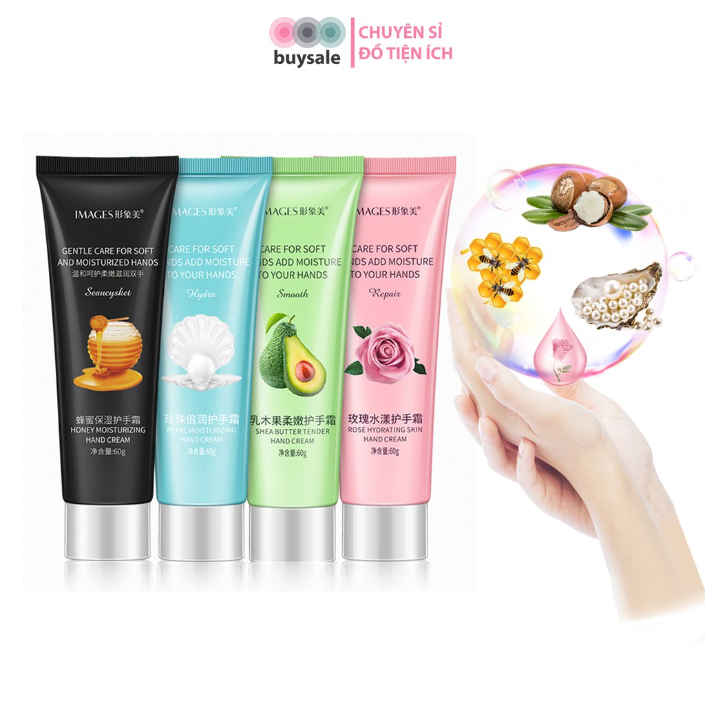 Kem dưỡng da tay bột ngọc trai/ hoa hồng/ mật ong/ bơ hạt mỡ giúp da căng mịn, trắng sáng Images - buysale - BA008 | BigBuy360 - bigbuy360.vn