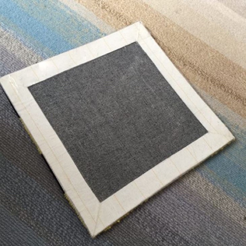 Vải Tufting, vải dán mặt sau thảm thêu nổi 100x100cm