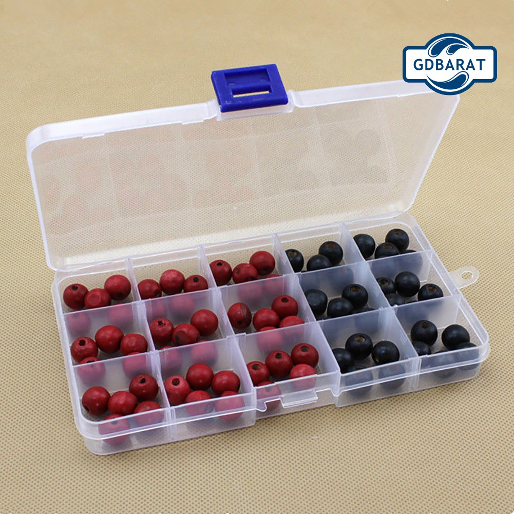 (Hàng Mới Về) Hộp Nhựa Trong Suốt 15 / 10 / 24 Ngăn Đựng Trang Sức Tiện Dụng