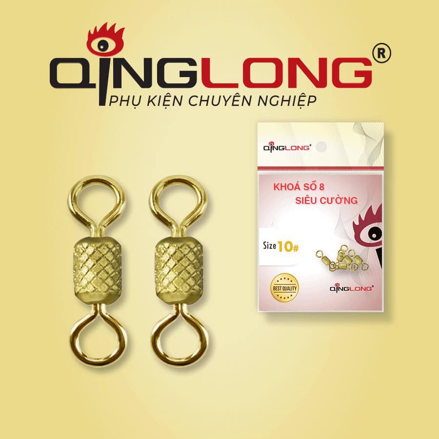 Khóa số 8 , Khóa link xoay, khóa mani Siêu Cường QingLong