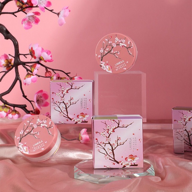 Phấn phủ bột Lameila hoa anh đào