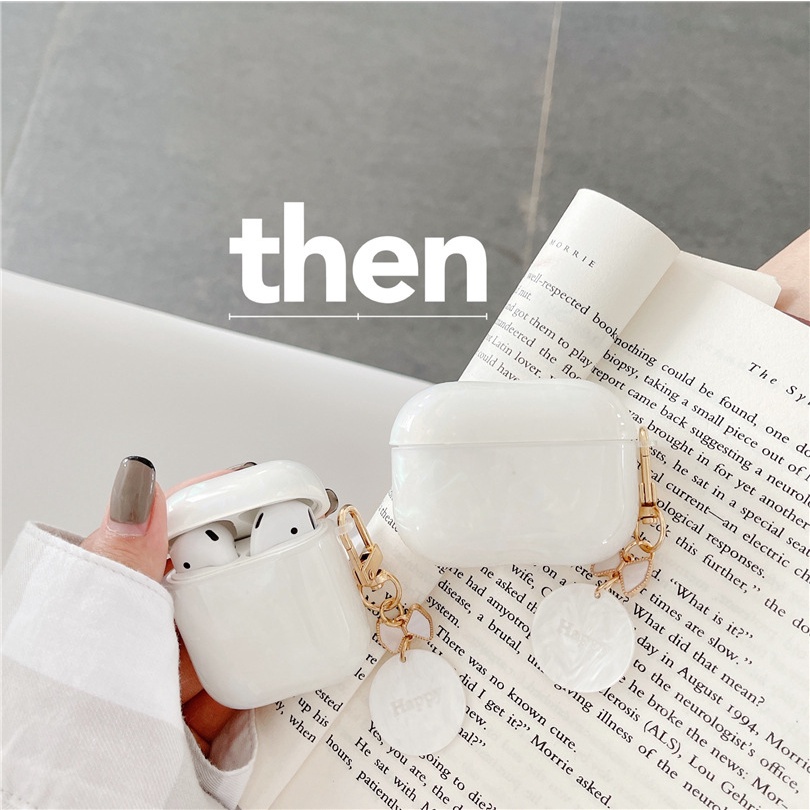 Vỏ Bảo Vệ Hộp Sạc Tai Nghe Airpods 1 / 2 / Pro3 Kết Nối Bluetooth Mềm Họa Tiết Đơn Giản