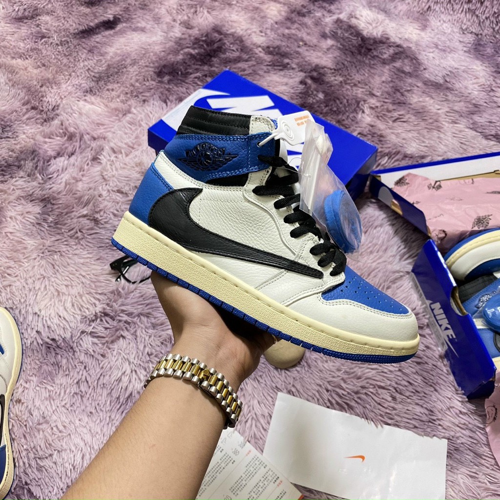 Giày Jordan Travis Fragment cổ cao hàng 1:1 chất lượng [ Full box + freeship ]