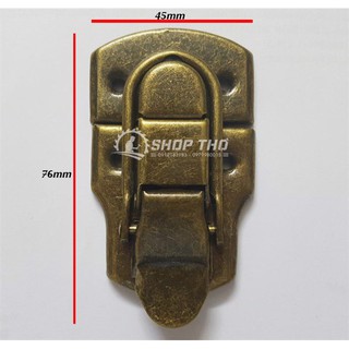 Khóa hộp giả cổ JDI-186 màu đồng