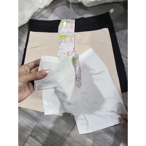 Quần mặc trong váy chất su không viền . Quần Bảo Hộ Nữ Dáng Dài