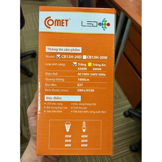 BỘ BÓNG LED BULB COMET CB13H-20